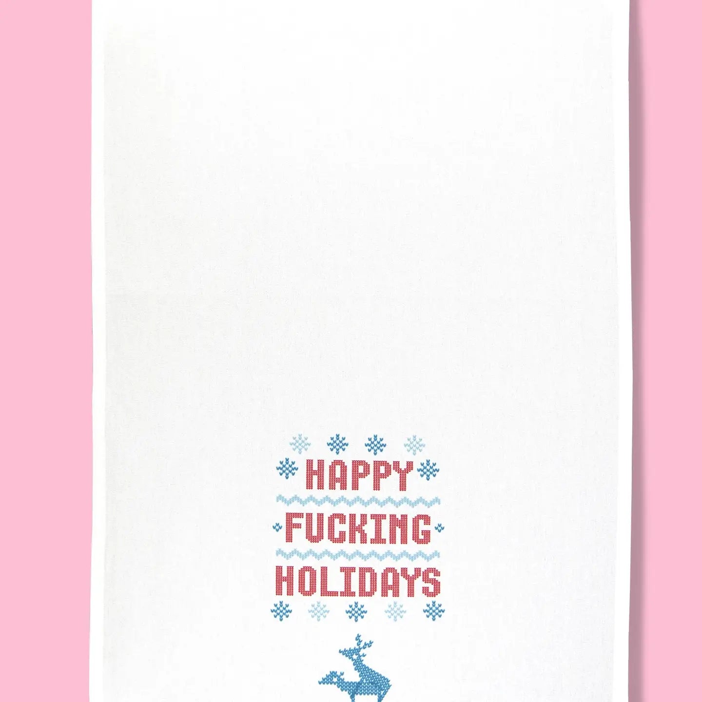 Happy F*cking Holidays Dishtowel