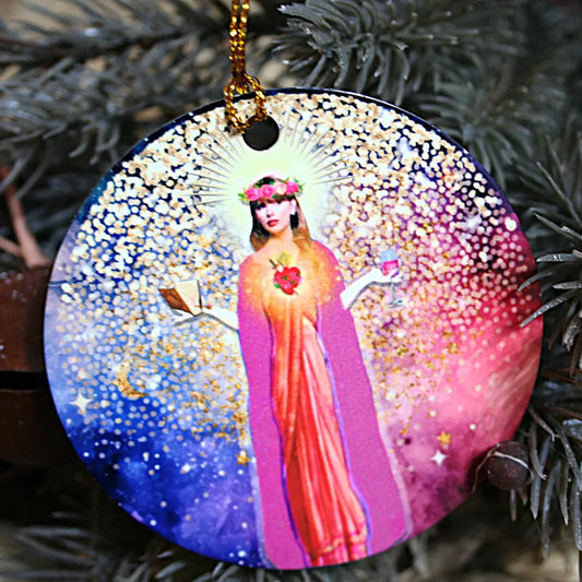 Saint Swift Christmas Taylor Inspired Ornament/Car Decor