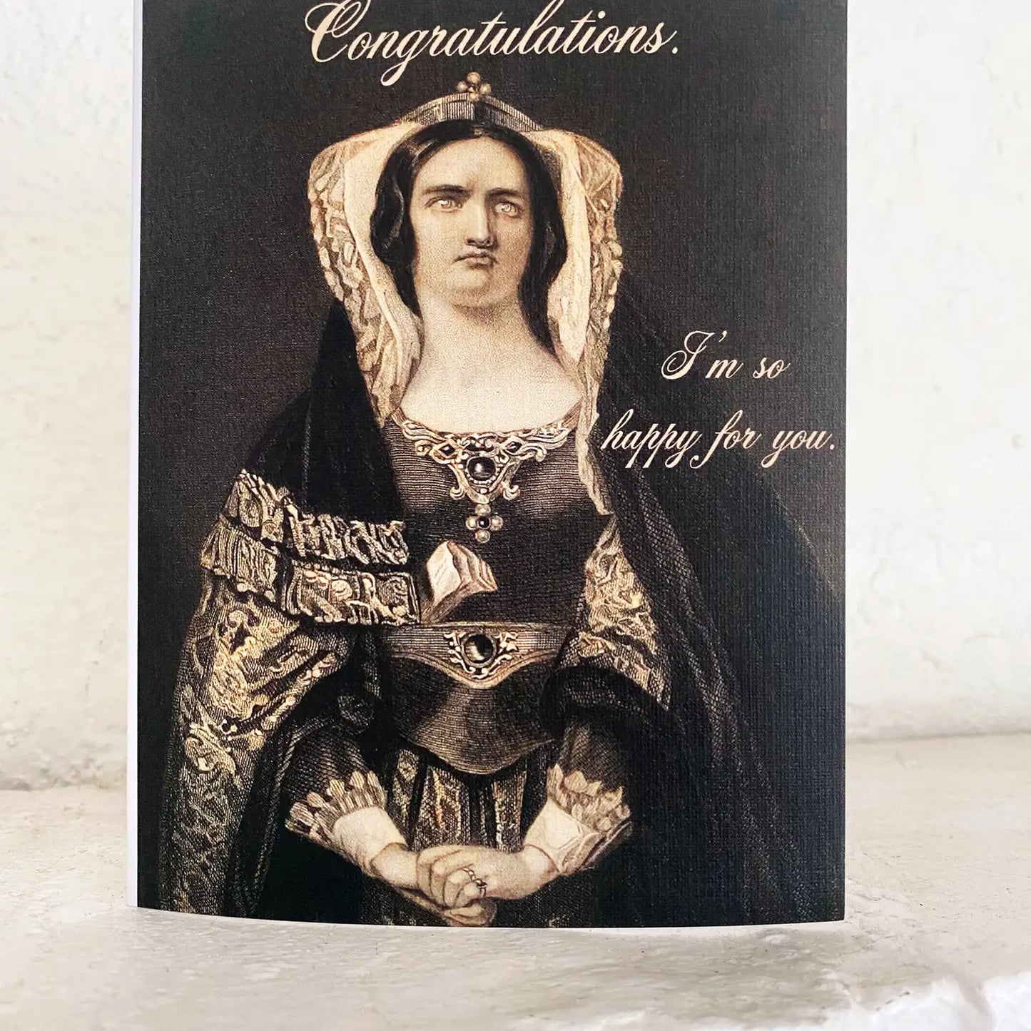 Congratulations So Happy For You Greeting Card