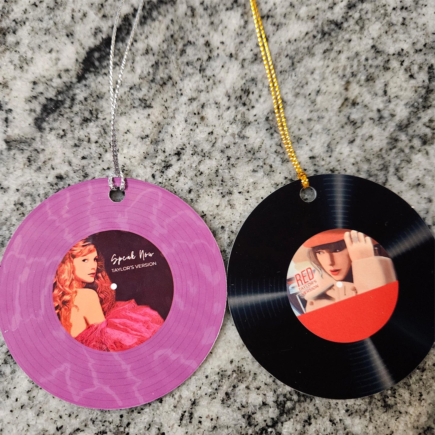 Taylor Swift Inspired "Speak Now" Vinyl Record Illustrated Decoration/Ornament