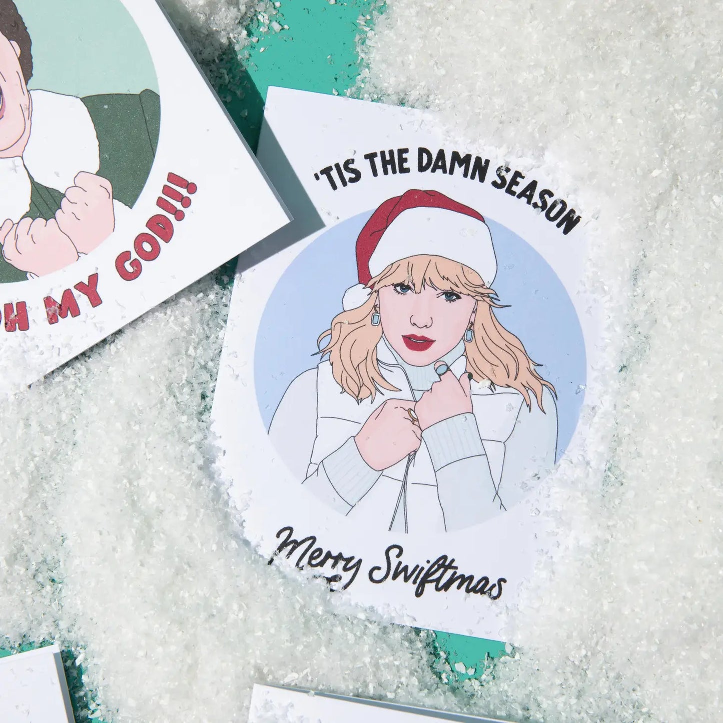'Tis the Damn Season Taylor Christmas Card