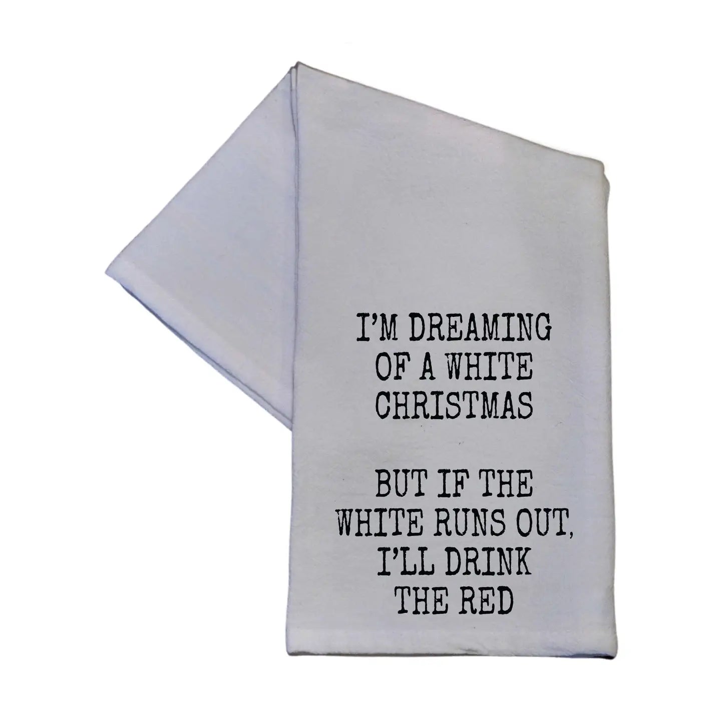 I'm Dreaming of A White Christmas Tea Towel