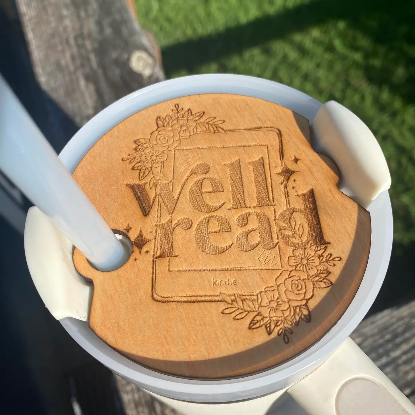 "Well Read" Tumbler Topper