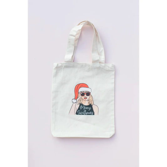 Santa Swiftie Christmas Holiday SMALL Tote Bag