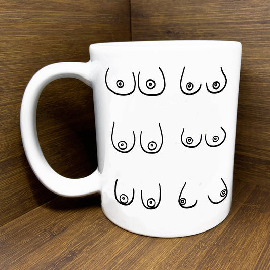 Sisters not Twins Boob Mug