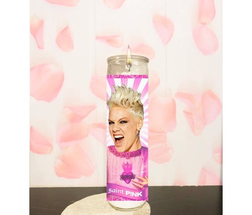 P!nk Parody Illustration Saint Candle