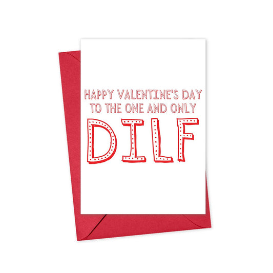 DILF Funny Valentine's Day Card