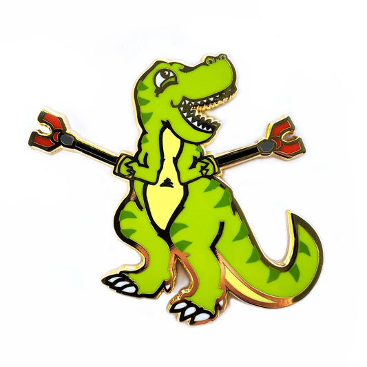 Unstoppable T-Rex Pin