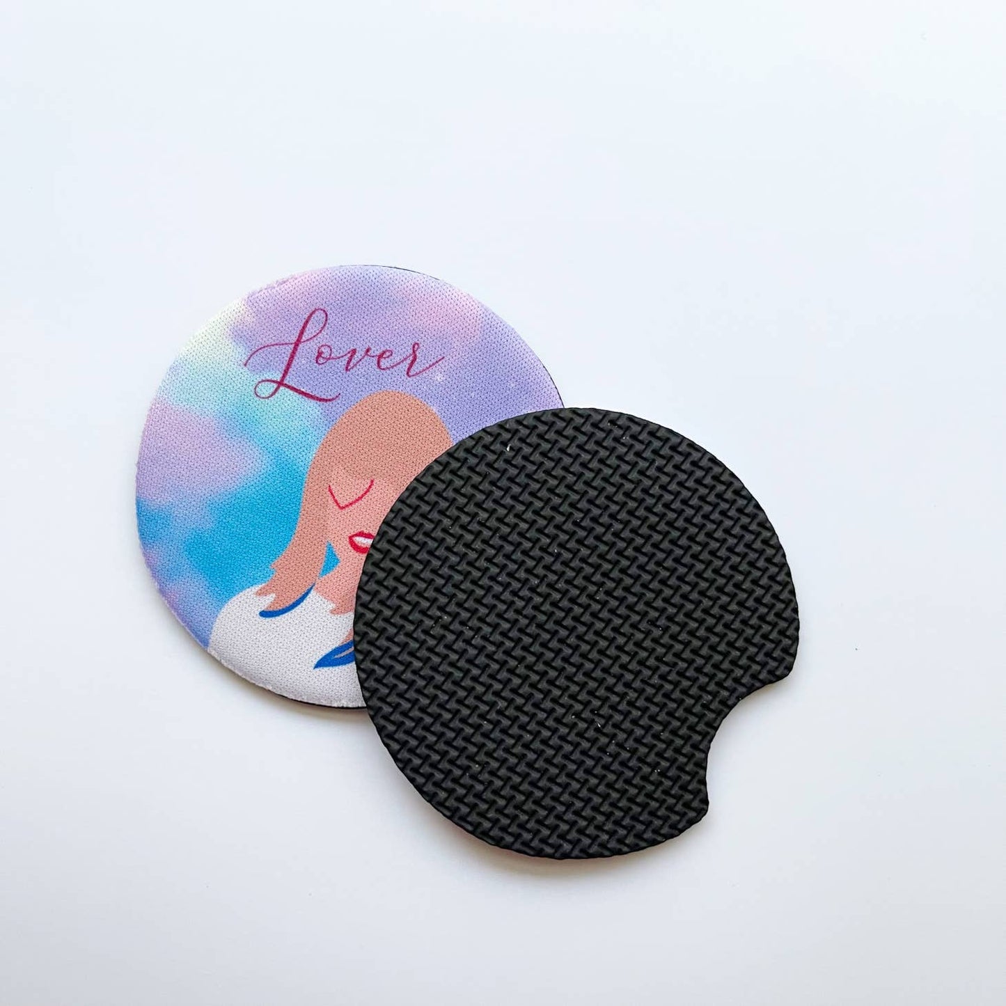 Taylor "Lover" Album Inspired Design Car Coasters