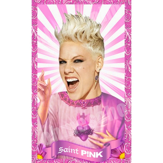 P!nk Parody Illustration Saint Candle