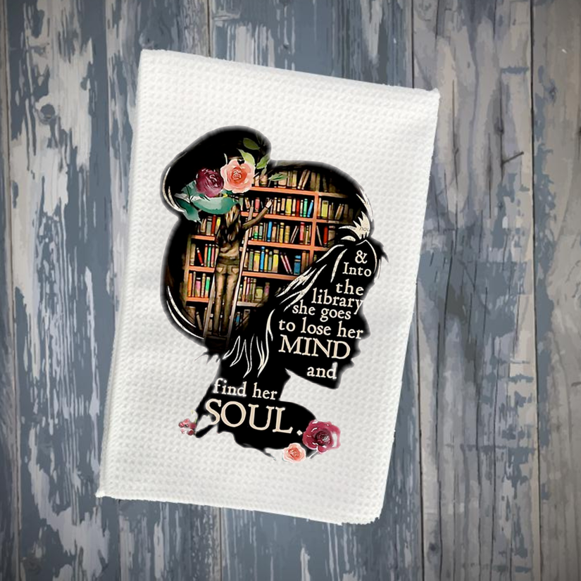 Into the Library Kitchen Towel