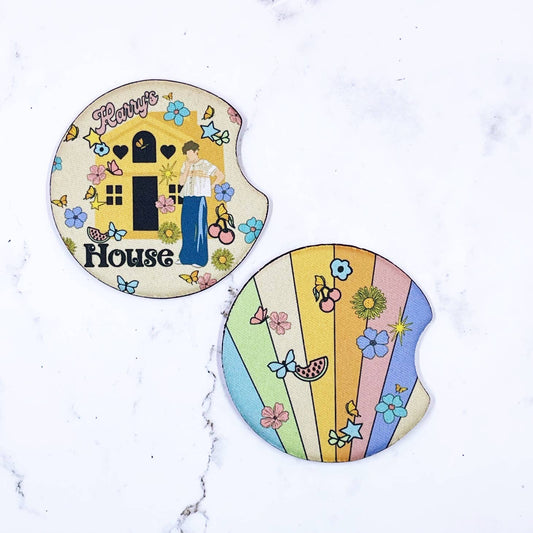 Harry "Harry's House" Inspo Design Car Coasters