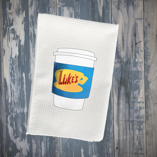 Luke's White Kitchen Towel