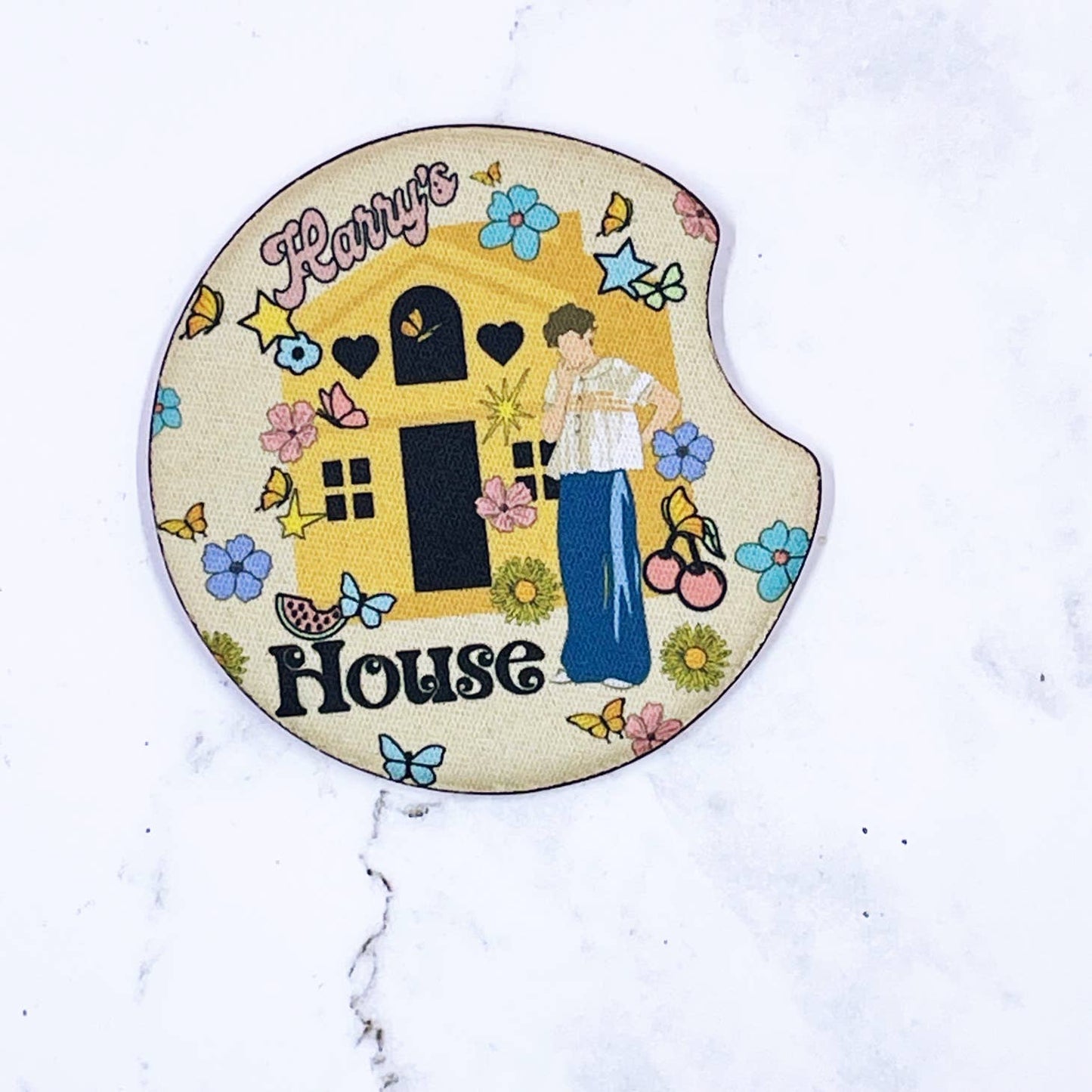 Harry "Harry's House" Inspo Design Car Coasters