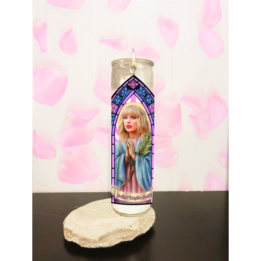 Taylor Swift Parody Illustration Saint Candle