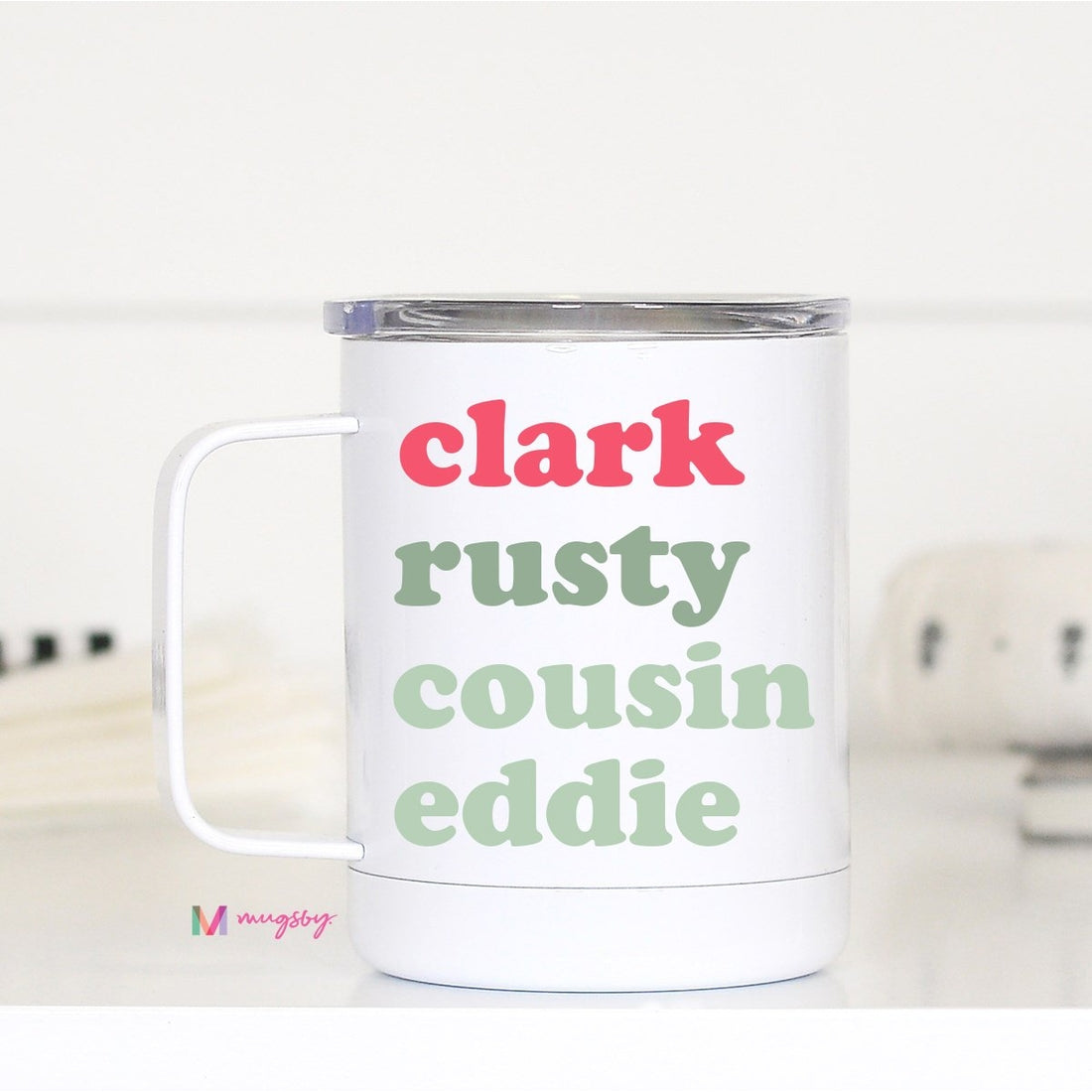 Clark Rusty Cousin Eddie Christmas Travel Cup