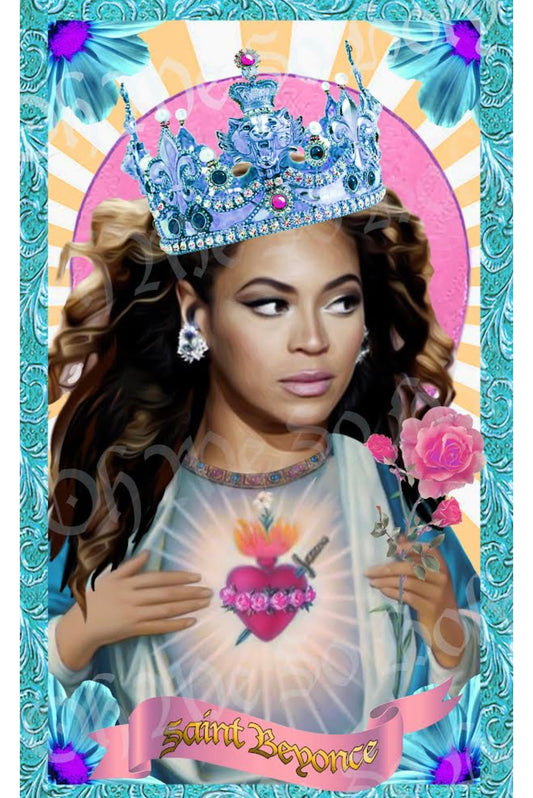 Beyonce Parody Illustration Saint Candle